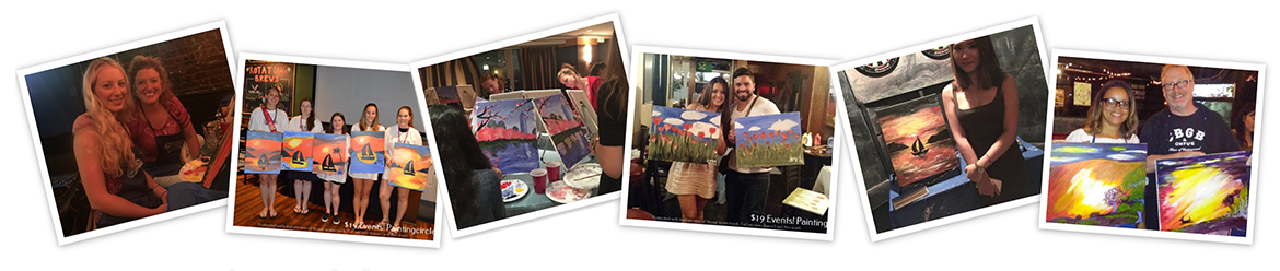 Paint and Sip company event